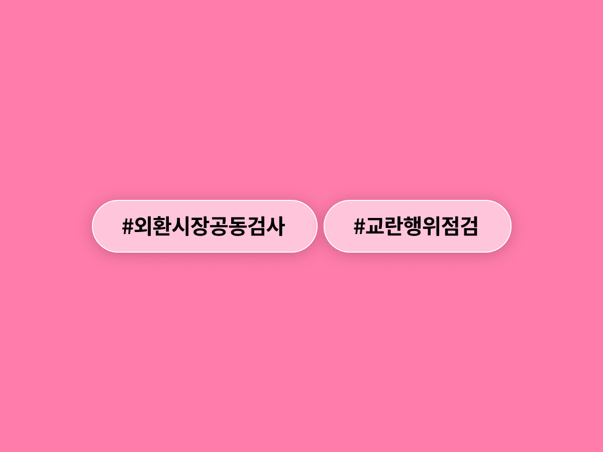 한은·금감원이 시중은행 외환 공동검사에 착수했어요. 🔍