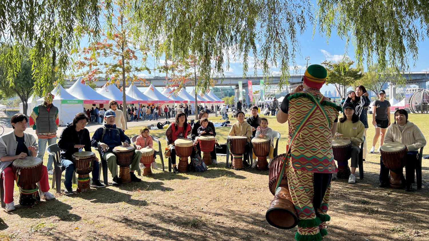 이런 낭만은 처음인데! 한강 공원, 젬베, 음악, 색다른 낭만 클래스🪘