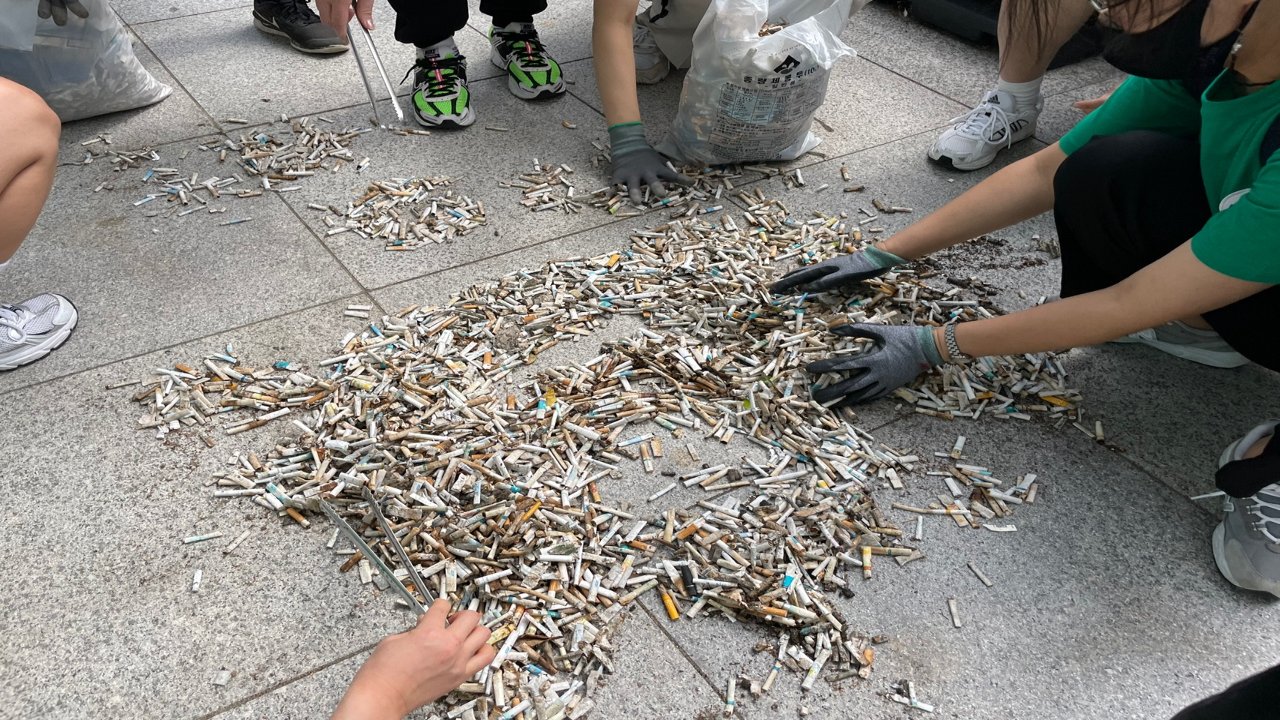 꽁초가 기후변화에 일조한다고?🫢