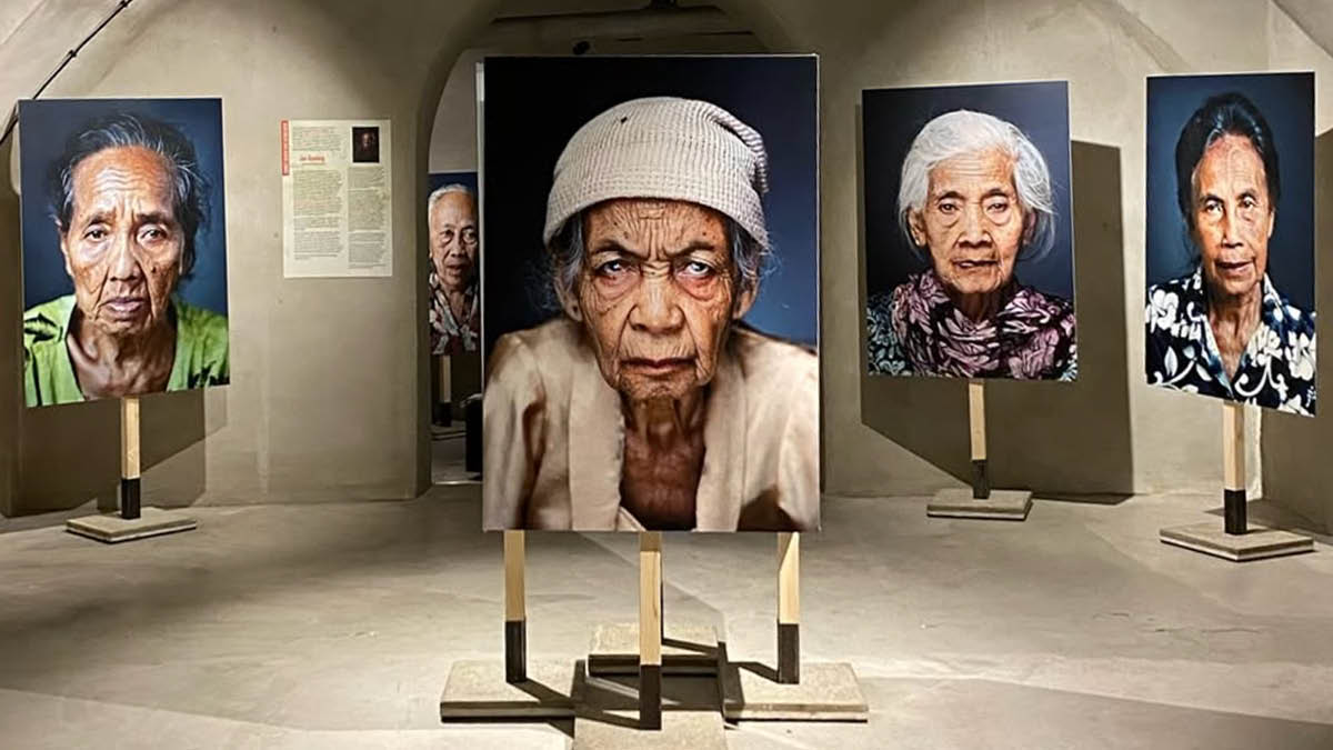 나치 박물관에 전시된 일본군 ‘위안부’ 피해자 초상화