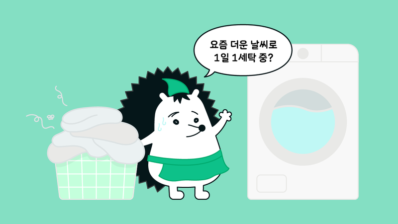 🧺 여름 빨래, 뉴니커의 가장 큰 고민은?