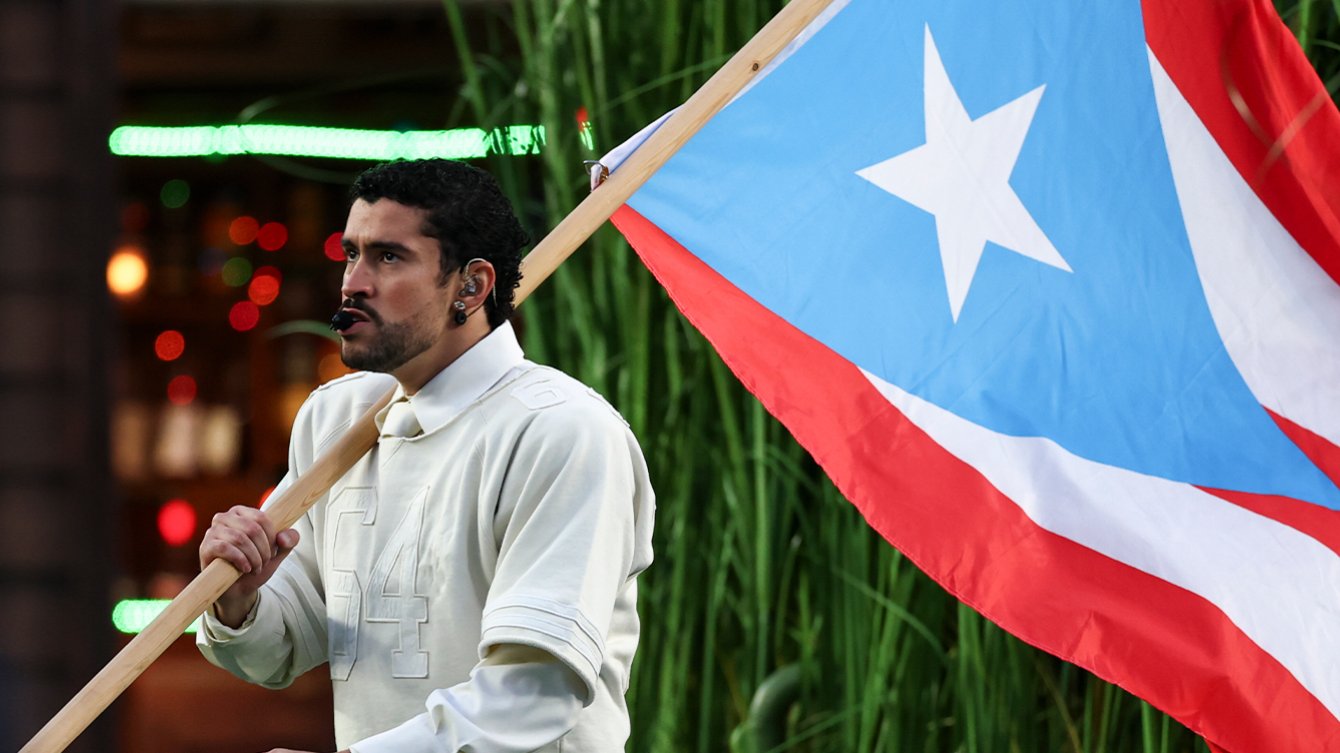 배드 버니, 슈퍼볼에서 아메리카를 호명하다