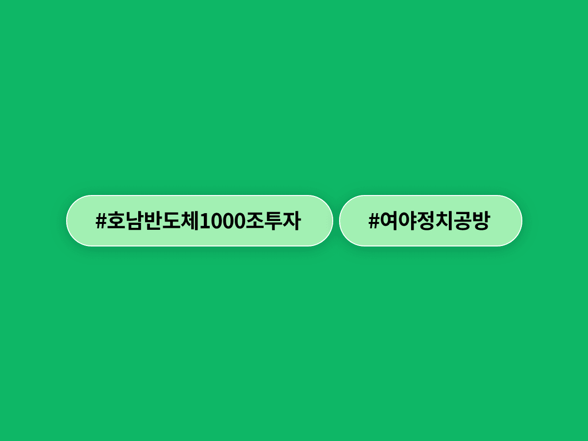 삼성전자·SK하이닉스 호남 반도체 클러스터 1000조 원 투자 발표에 여야가 정면충돌했어요. ⚡