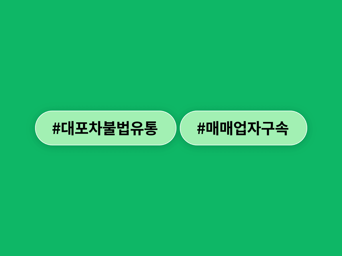 외국인에게 대포차 268대를 6년간 불법 유통한 매매업자가 구속됐어요. 🚗