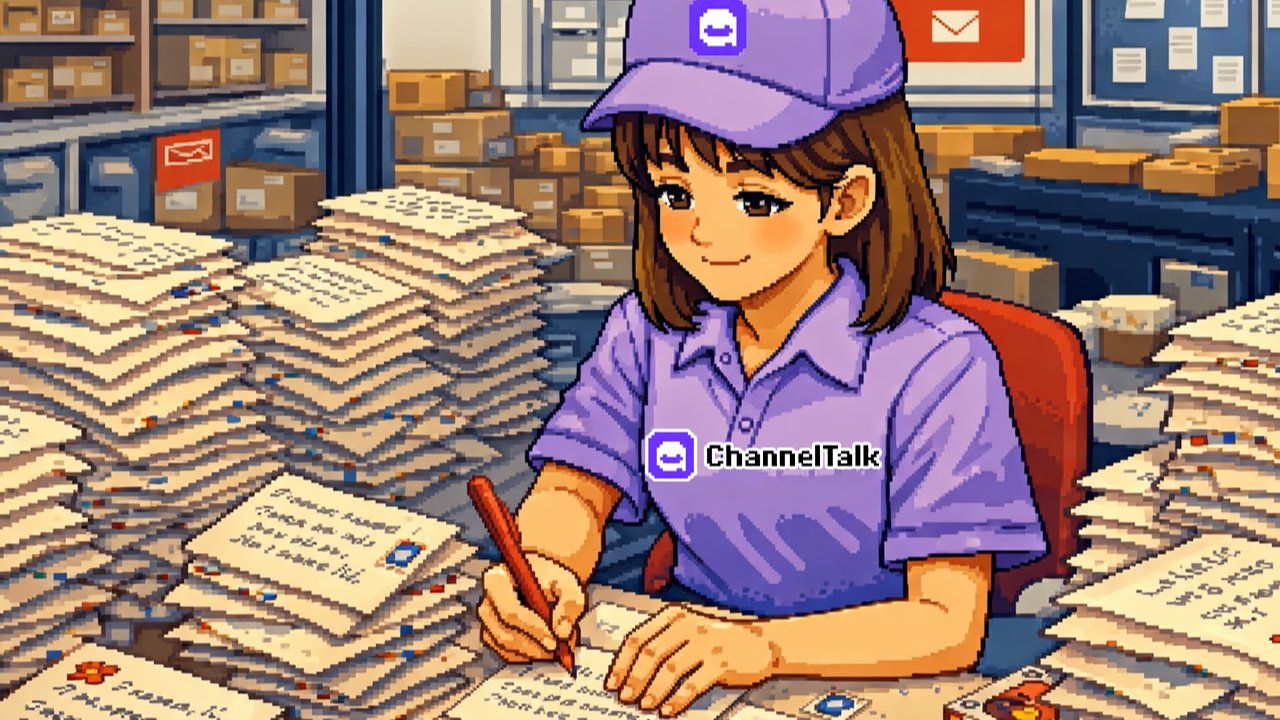 채널톡, AI를 알리려고 손으로 편지를 썼다고요?