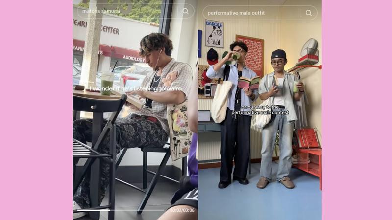 말차+줄 이어폰+에코백+책=퍼포머티브 메일? 전 세계 틱톡을 휩쓴 퍼포머티브 메일의 정체 [위클리 히트 ❤️‍]