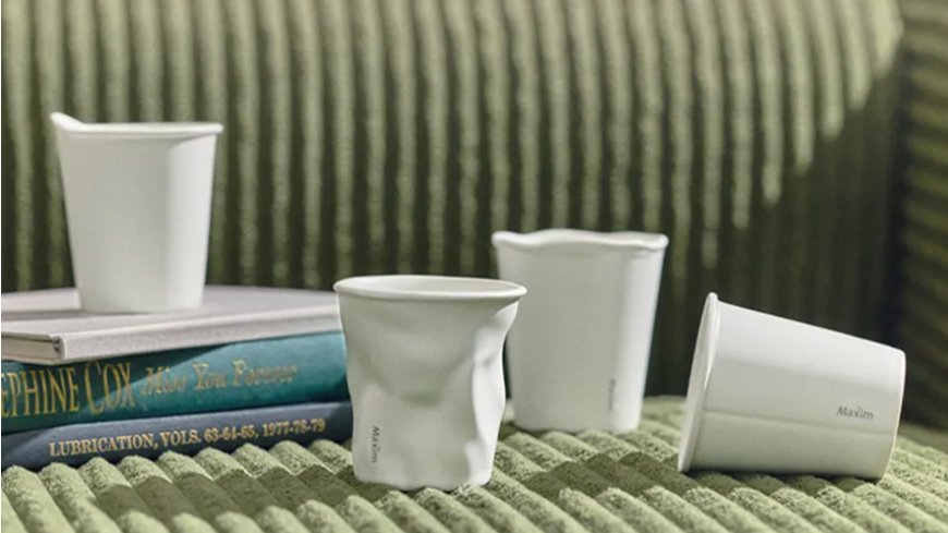 맥심은 왜 구겨진 종이컵을 도자기로 구워냈을까?