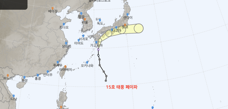 태풍 ‘페이파’ 영향으로 동해안에도 비, 강릉 가뭄에 도움 될까?
