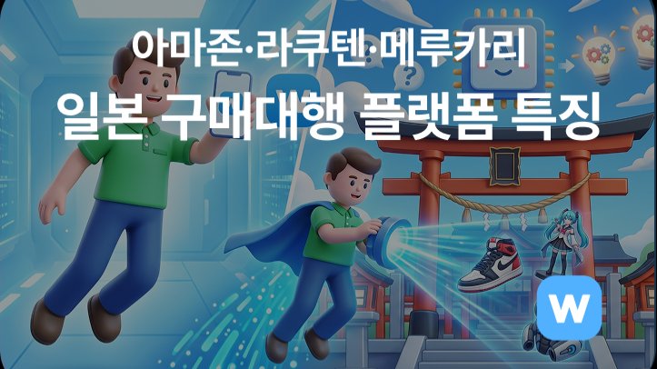 [일본 구매대행] 아마존·라쿠텐·메루카리 플랫폼별 장단점 비교