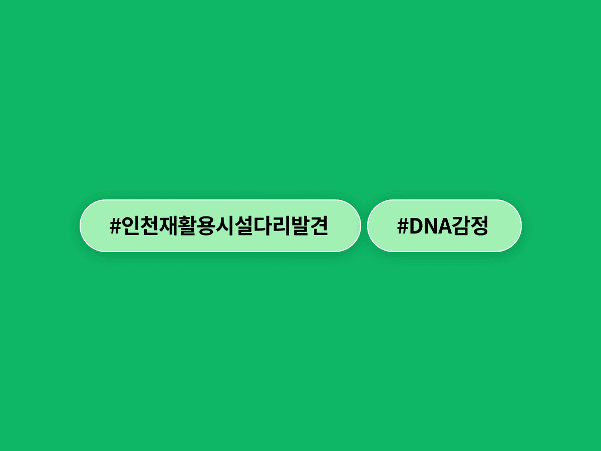 인천 재활용 처리시설서 발견된 사람 다리, 요양병원 환자 신체 일부일 가능성 수사 중.