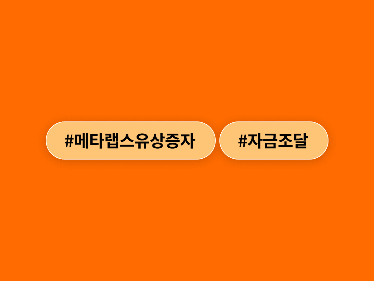 메타랩스·메타케어가 각각 60억원 유상증자를 결정하고 자회사 지원과 성장 투자에 나섰어요. 💊