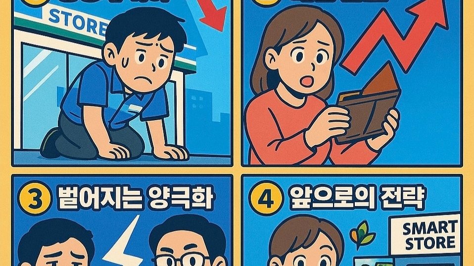 36년 만에 역성장하는 편의점 📉