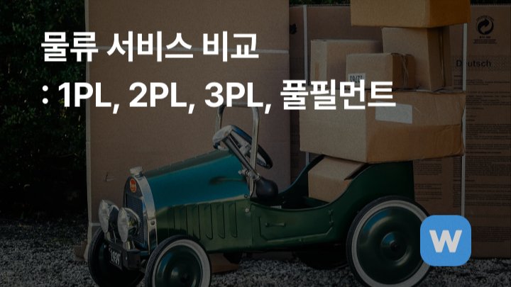 물류 서비스 비교: 1PL, 2PL, 3PL, 풀필먼트의 장단점