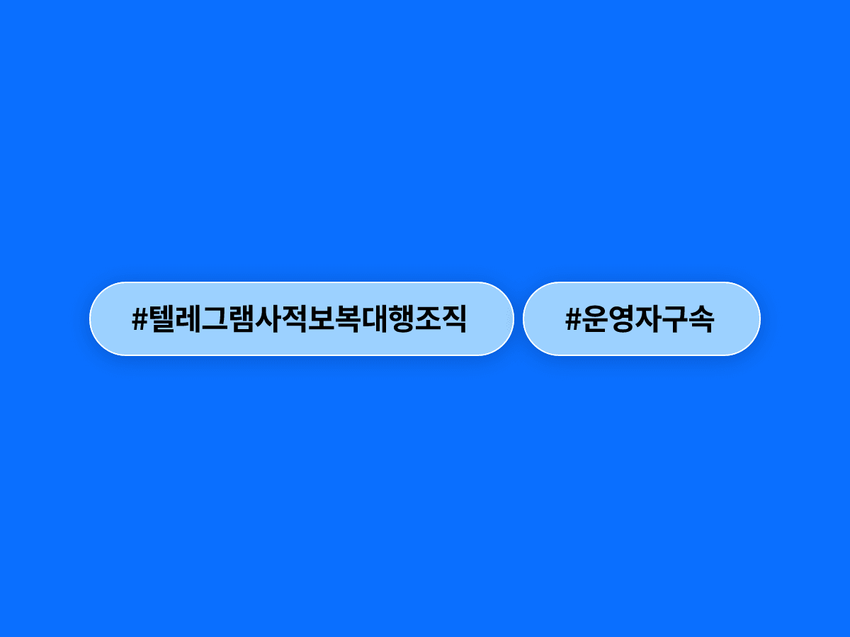 경찰이 텔레그램 사적 보복 대행 조직 운영자와 자금관리책을 잇따라 구속했어요. 🔍