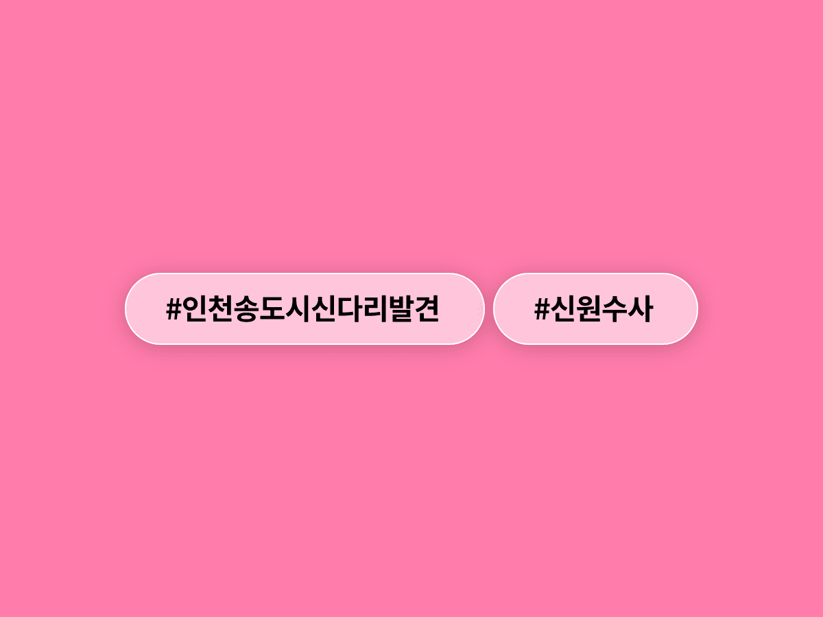 인천 송도 재활용센터에서 사람 다리가 발견됐어요.