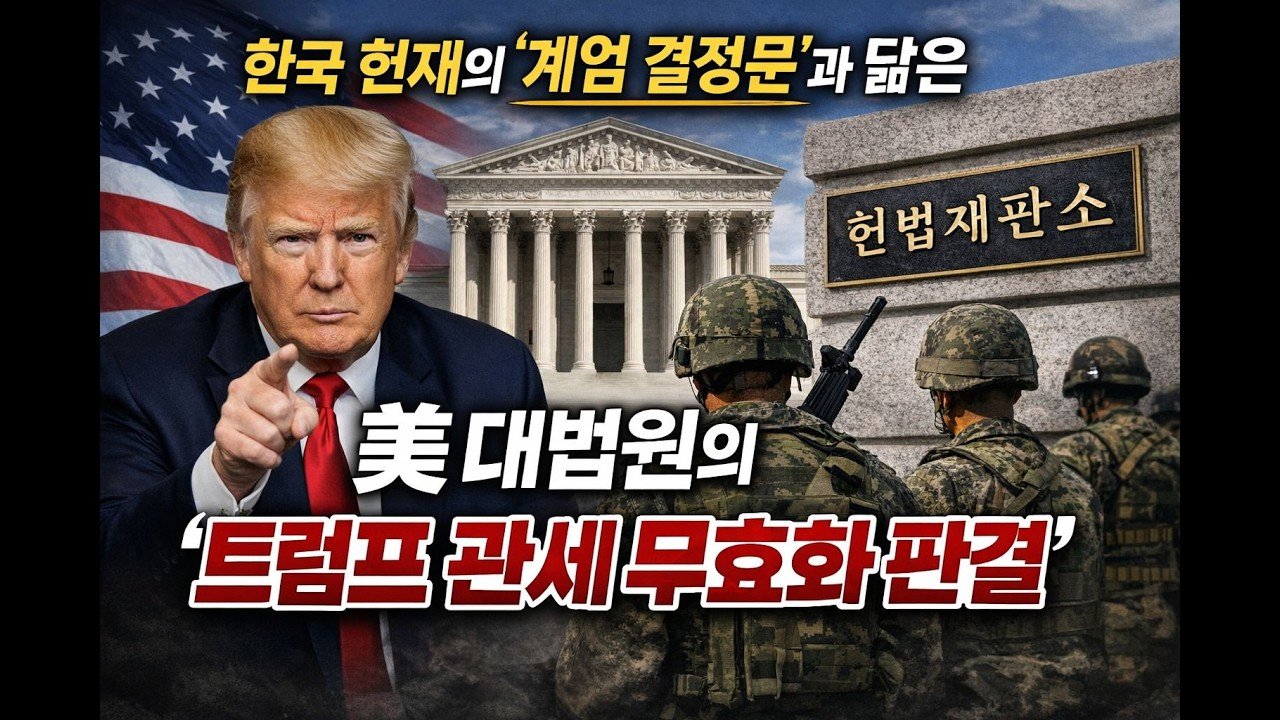 자신을 임명한 트럼프의 관세를 준엄하게 꾸짖은 연방대법관들🧑‍⚖️
