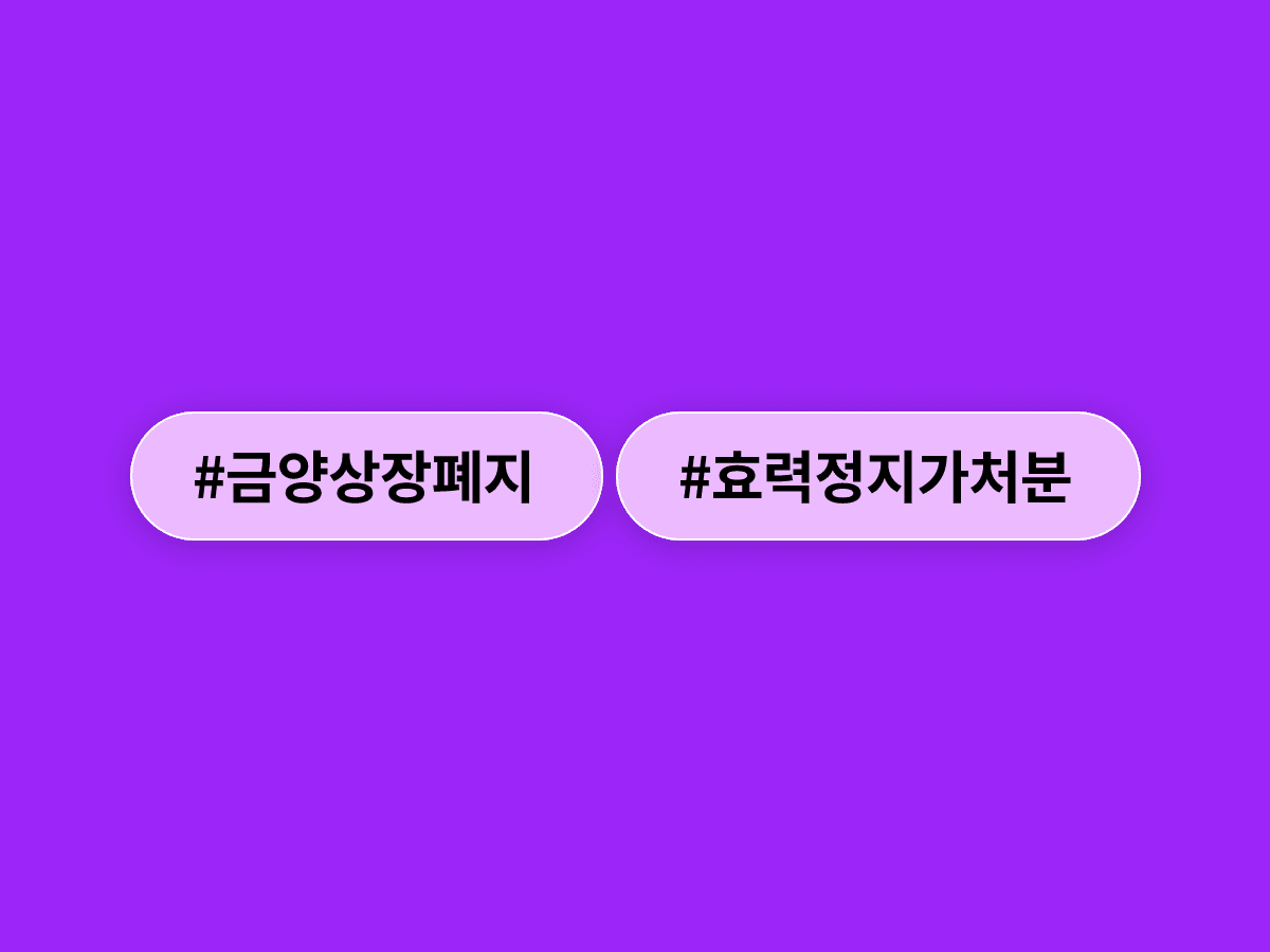 이차전지 기업 금양이 상장폐지 효력정지 가처분 심문에서 재감사 기회를 요청했어요. ⚖️