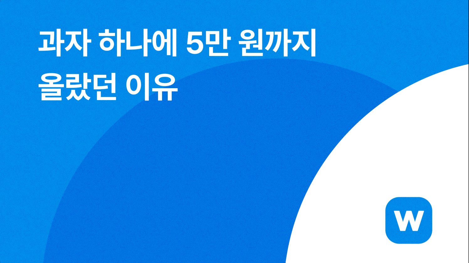 💡 과자 하나에 5만 원까지 올랐던 이유