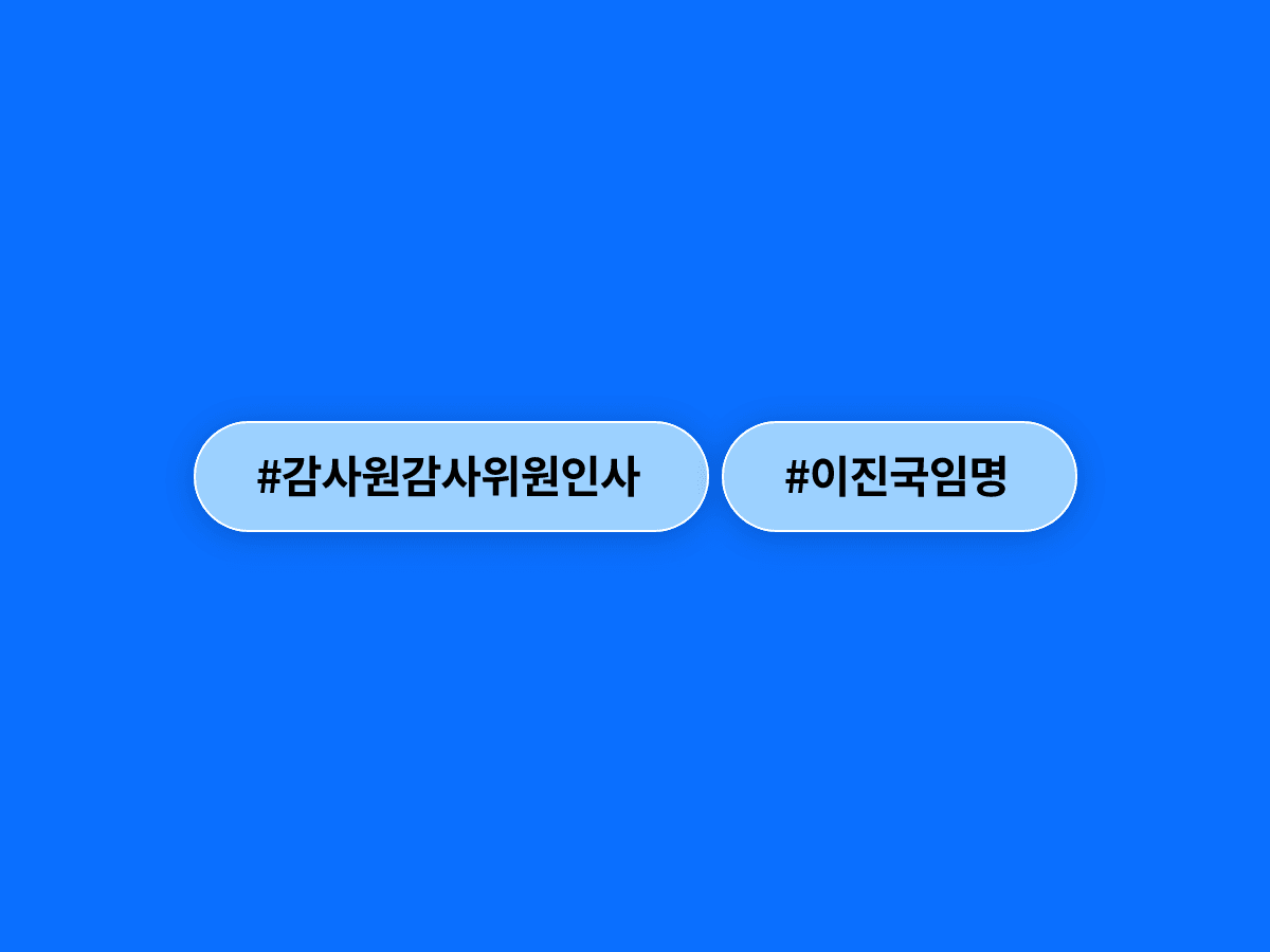 김호철 감사원장이 이진국 아주대 교수를 신임 감사위원으로 임명 제청했어요. ⚖️