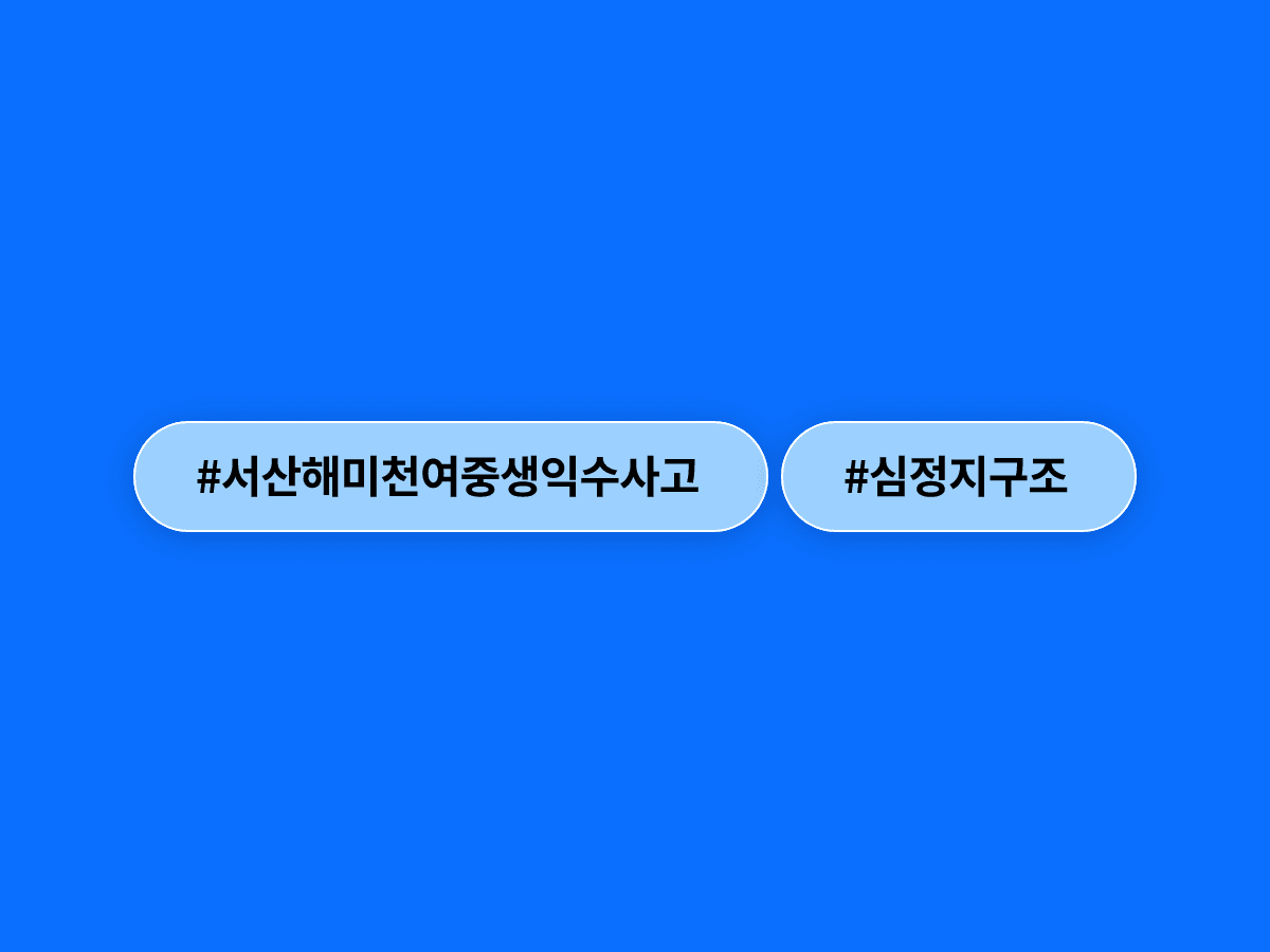 충남 서산 해미천에서 여중생 2명이 물에 빠져 심정지 상태로 병원에 이송됐어요.