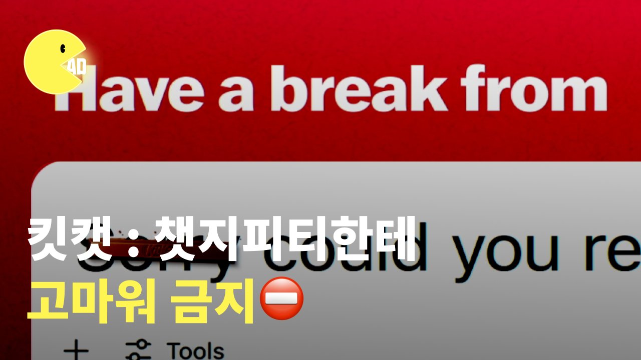 킷캣 : 챗지피티한테 고마워 금지⛔️ 너무 공손하지 않아도 됩니다🙃