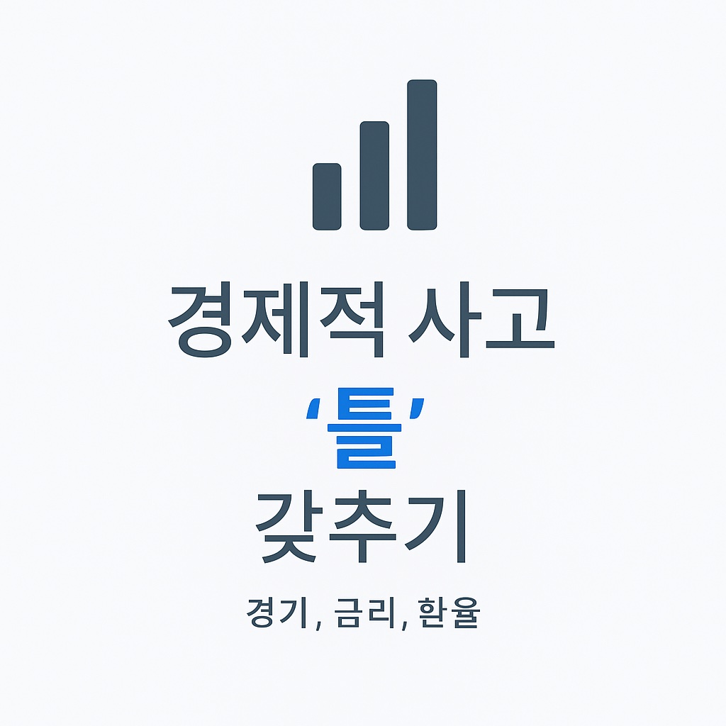 경제적 사고 '틀' 갖추기