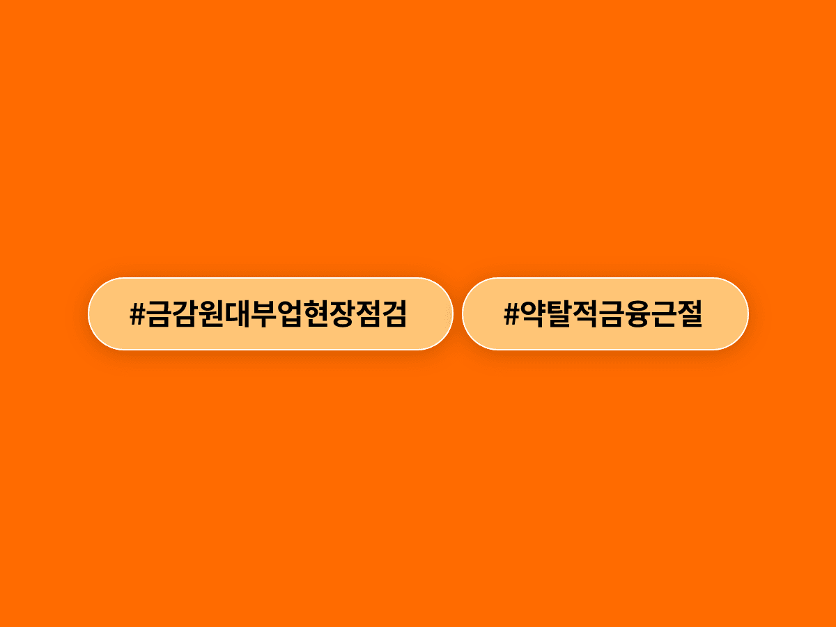 대부업 현장점검 3개월 돌입, 좀비채권 추심에 꼼수대출까지…약탈적 금융 뿌리 뽑힐까?