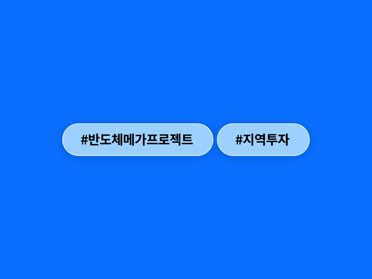 정부가 서남권에 800조 원 투입해 반도체팹 4기를 짓겠다고 발표했어요. 🏭