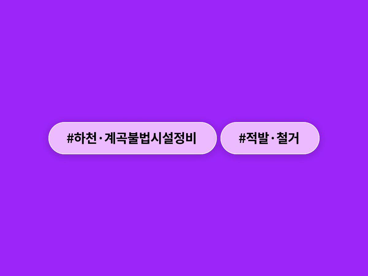 전국 하천·계곡 불법시설 8만 3000여 건 적발, 정부가 정비 기준을 내놨어요. 🏞️
