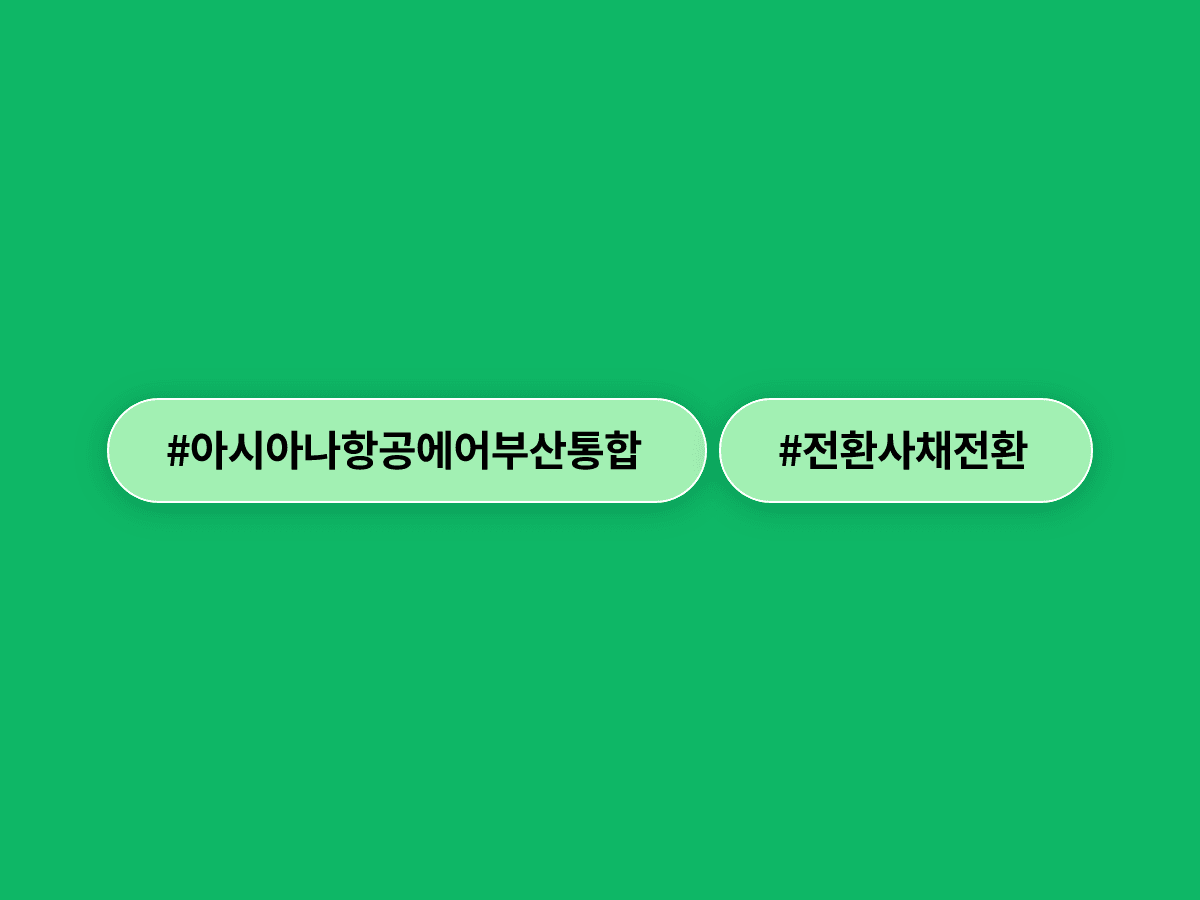 아시아나항공이 자회사 에어부산의 영구전환사채 1000억원을 주식으로 전환하기로 했어요. 📋