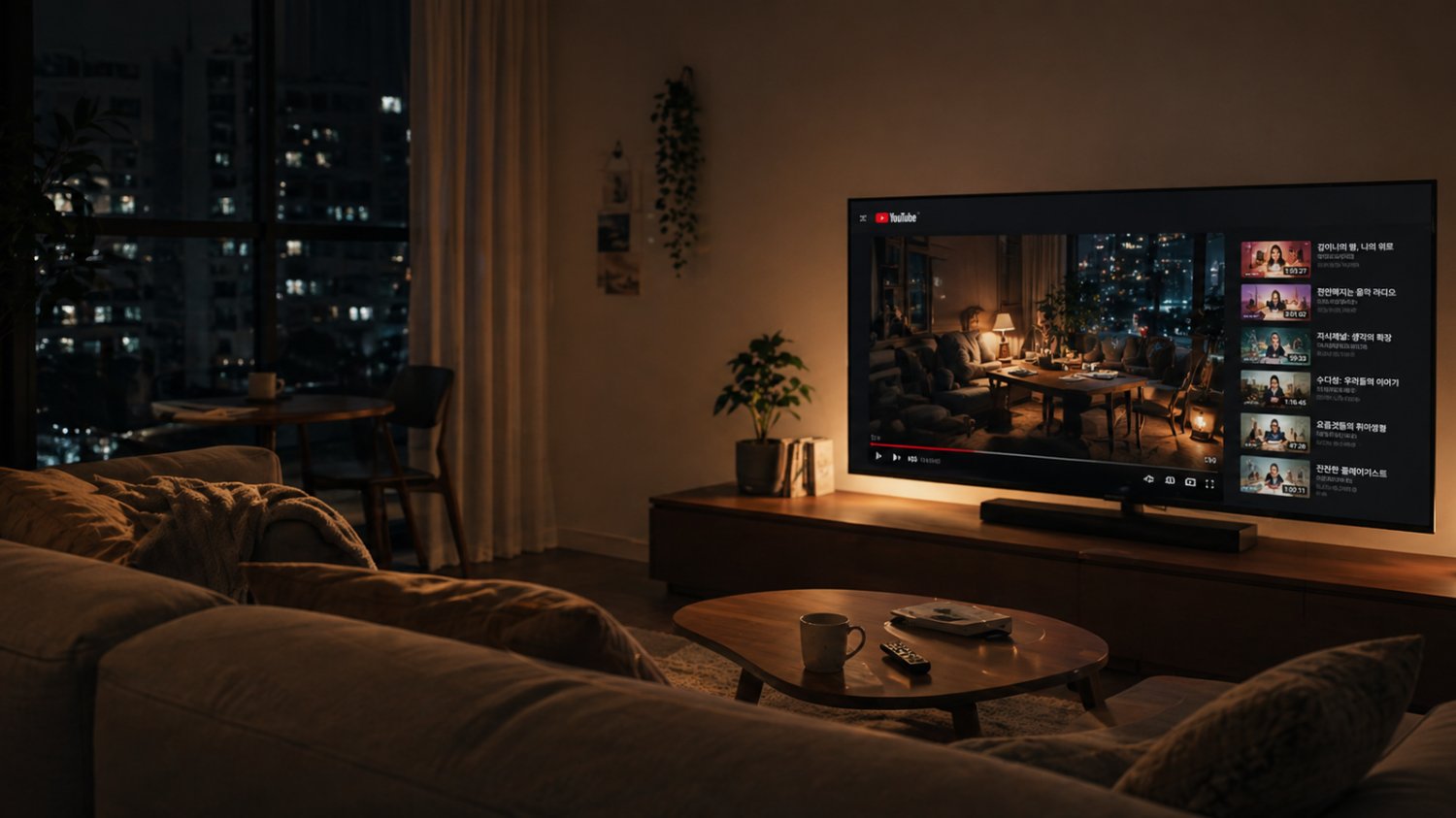 유튜브 콘텐츠는 가구가 되고 있다