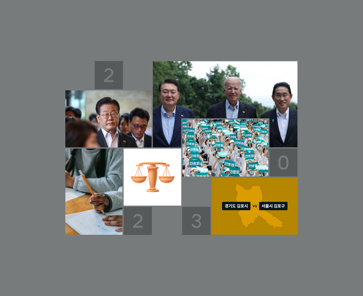 2023 뉴닉 정치 분야 콘텐츠 Top5