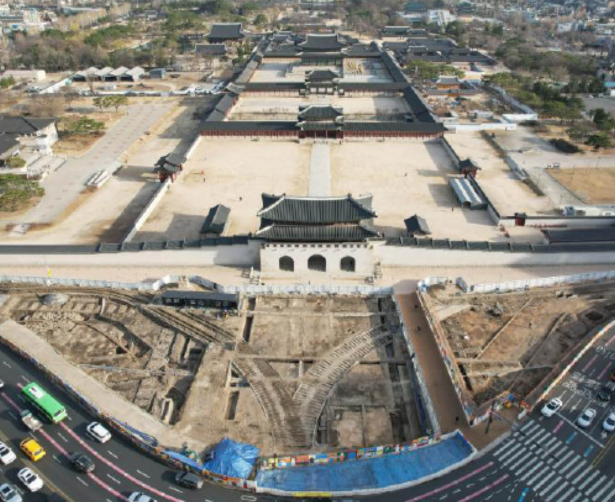 왕의 계단이 있던 자리