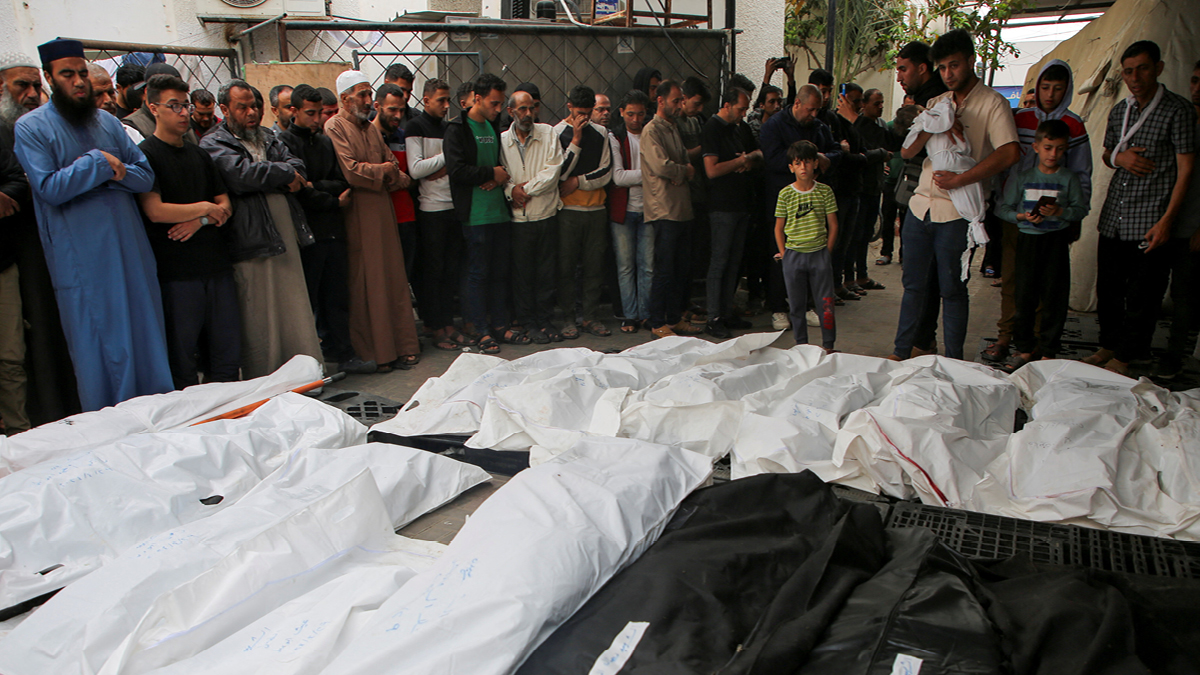 팔레스타인 가자지구 라파 공습