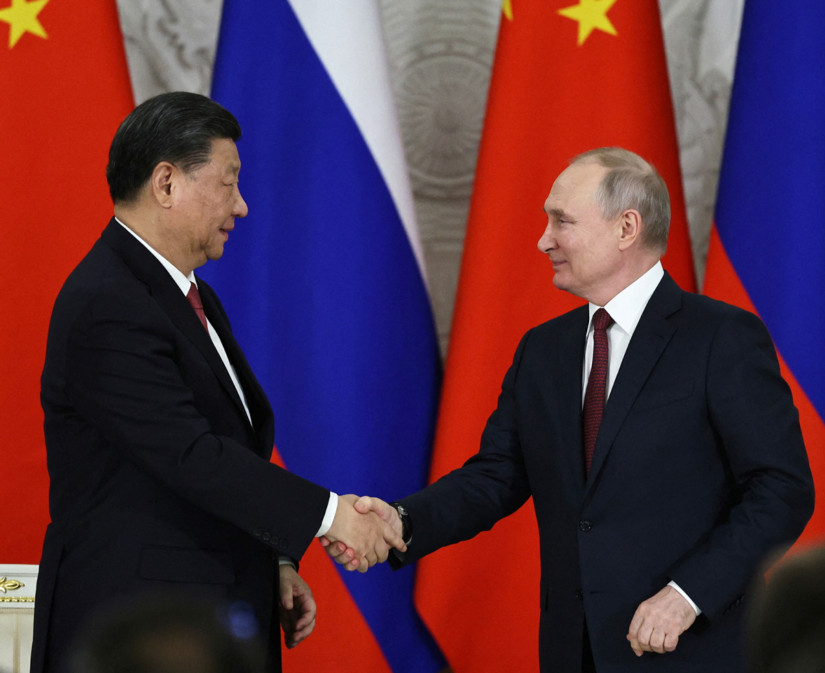 중-러 회담 다음 날 우크라이나 공습