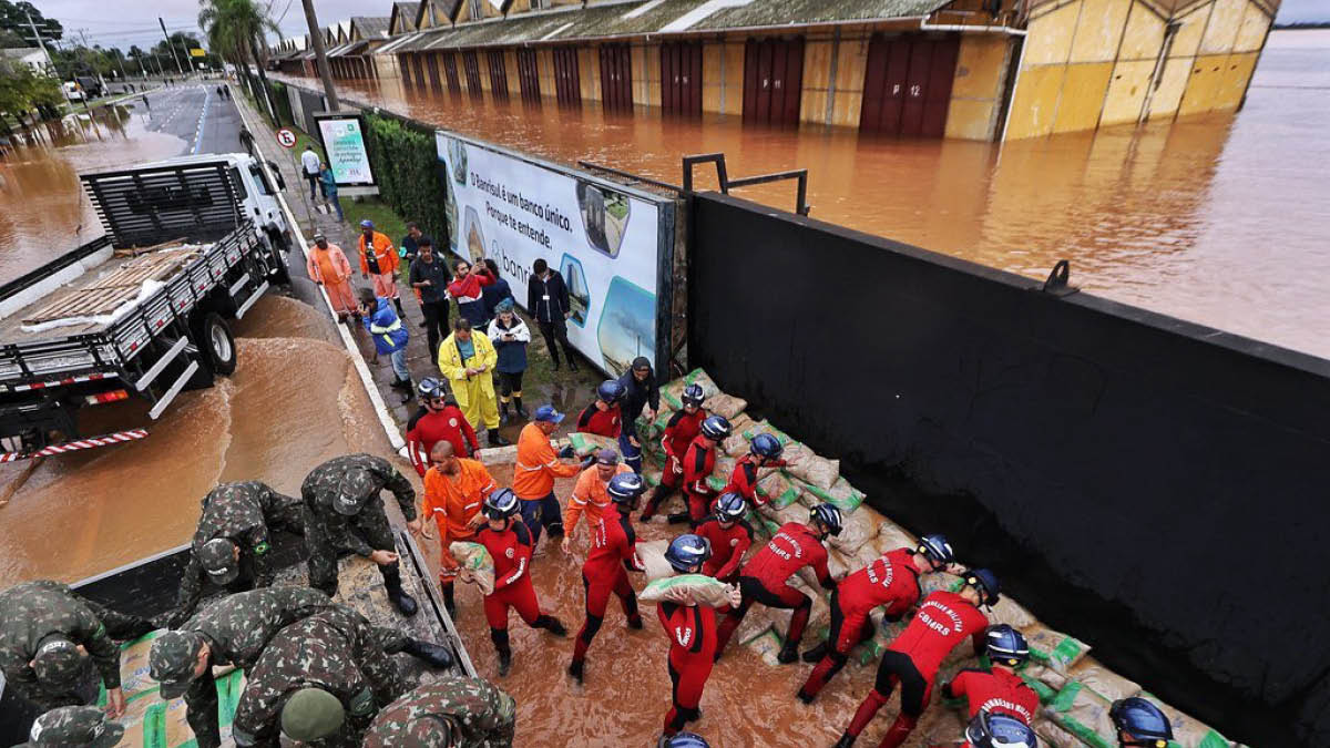 브라질 최악의 홍수