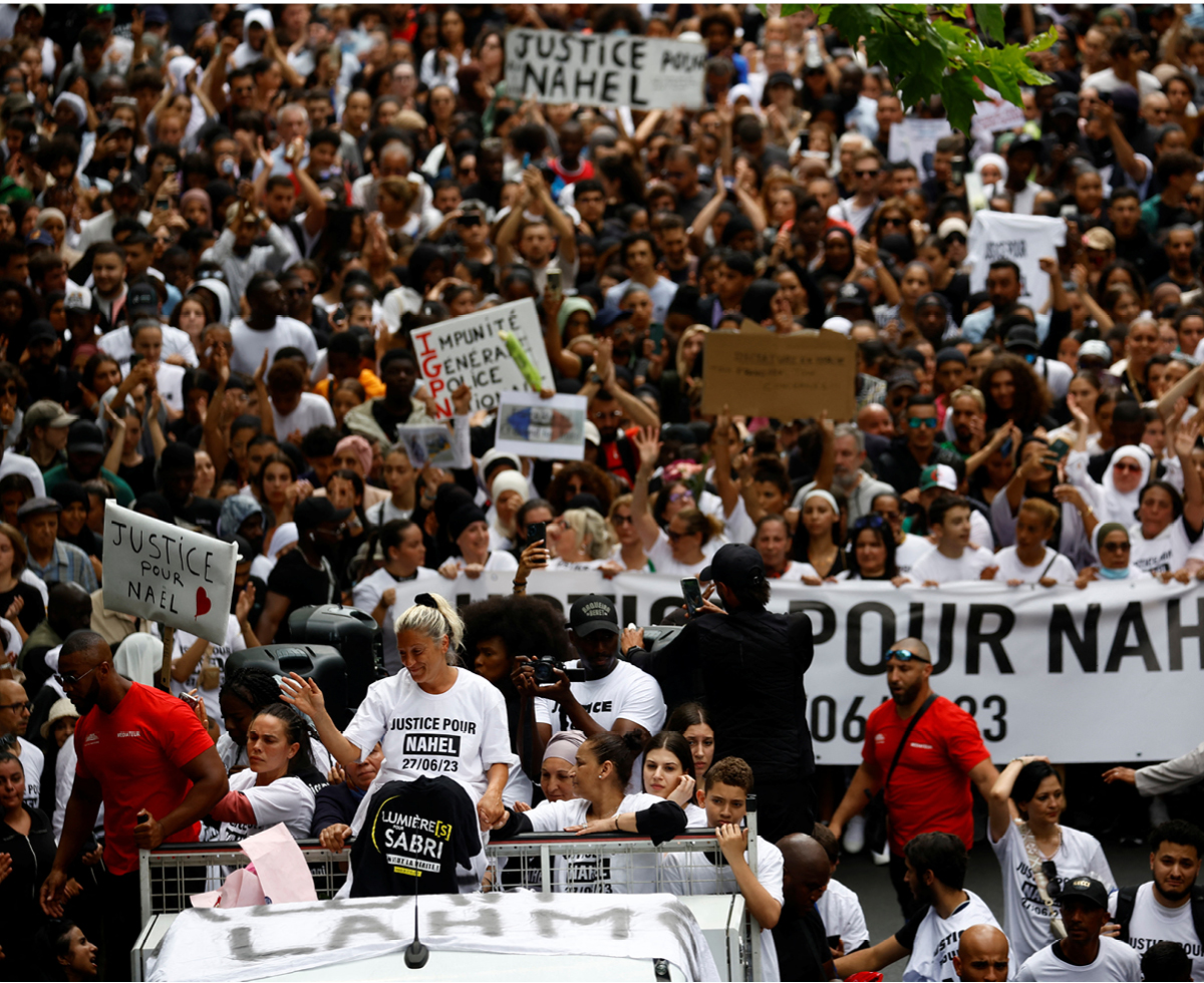 프랑스 인종차별 반대 시위