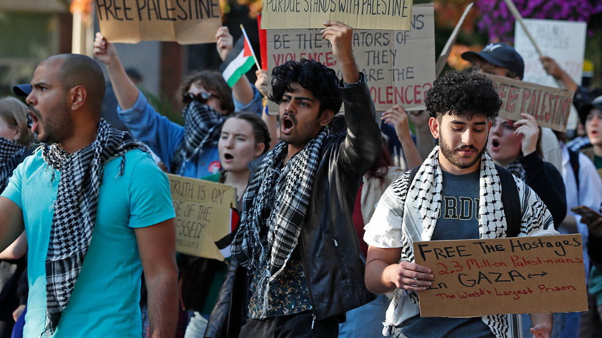 불붙은 대학생들과 얼어붙은 바이든 🔥🧊