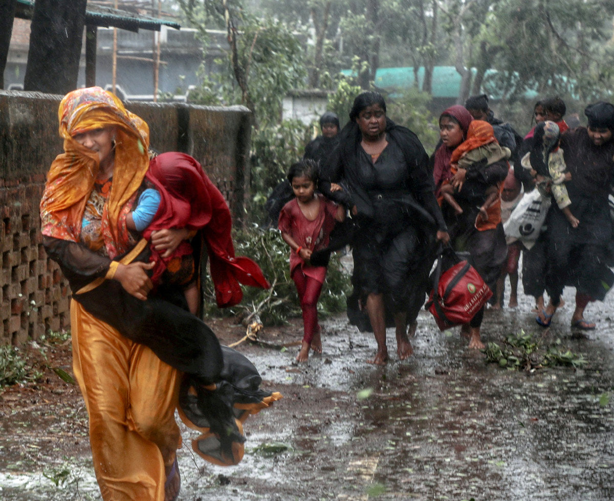 대형 사이클론으로 미얀마 피해