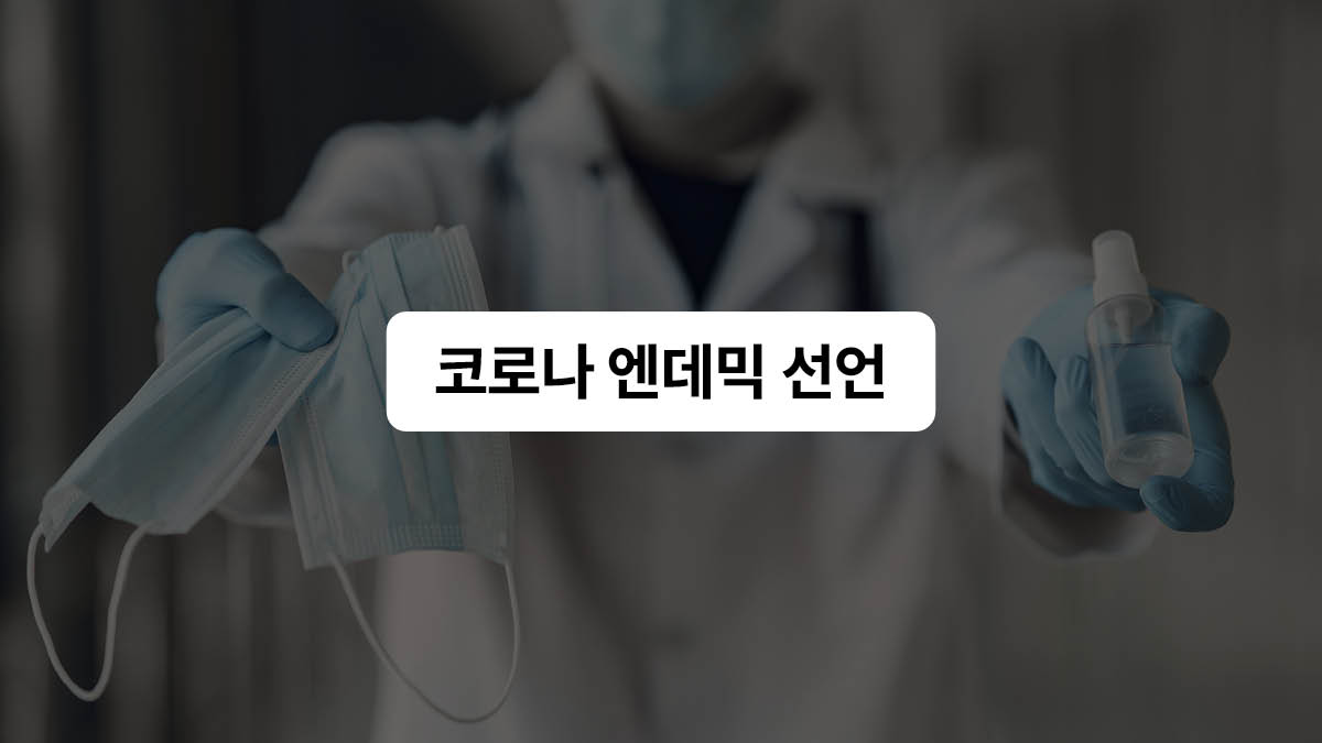 코로나19 펜데믹 찐찐 최종 끝! 😷