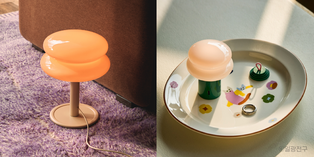 스노우맨 시리즈 중 2개 제품의 이미지가 좌우로 병합돼 있어요.