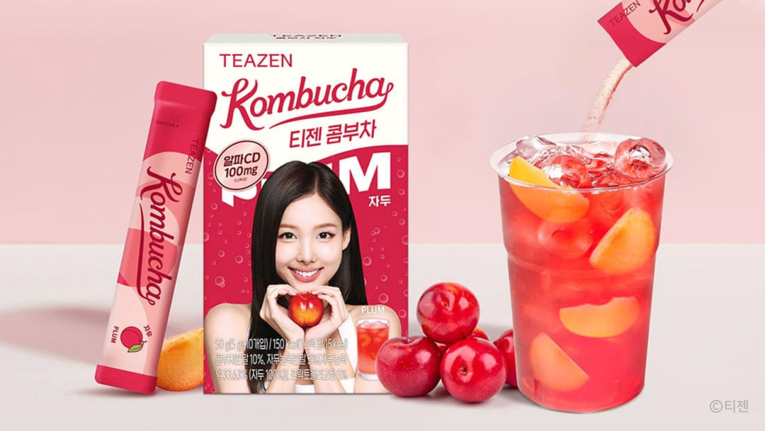 티젠 자두맛 콤부차 프로모션 사진